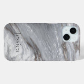 Monogramm aus skandinavischem, modernem, schicken  Case-Mate iPhone hülle (Rückseite (Horizontal))