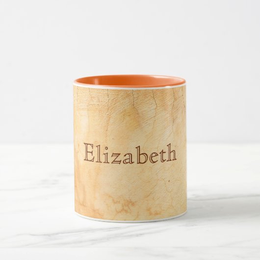 Monogramm aus Terracotta-Ziegelsteinen im italieni Tasse (Zentrum)