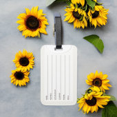 Monogramm aus vergoldetem und Aquamarinem Sonnenbl Gepäckanhänger