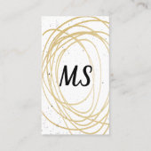 Monogramm/Ausdrückend Visitenkarte (Vorderseite)