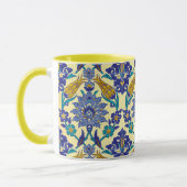 Monogramm Azulejo Keramik-Art-Vintage Verzierung Tasse (Links)