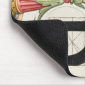 Monogramm B, Buchstabe B, Alphabet B, Monogramm A+ Mousepad (Ecke)