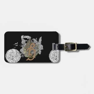 Monogramm B Gepäckraum Tag Name Telefon Gepäckanhänger