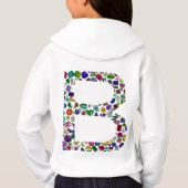 Monogramm B Hoodie (Rückseite)