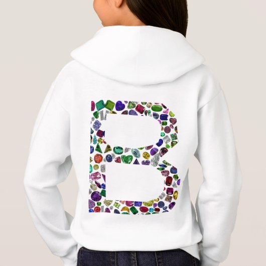 Monogramm B Hoodie (Rückseite)