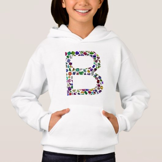 Monogramm B Hoodie (Vorderseite)