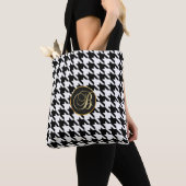 Monogramm B Houndstooth-Tasche Tasche (Von Nahem)