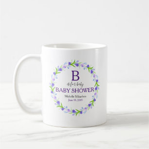 Monogramm B ist für Baby Shower Kaffeetasse