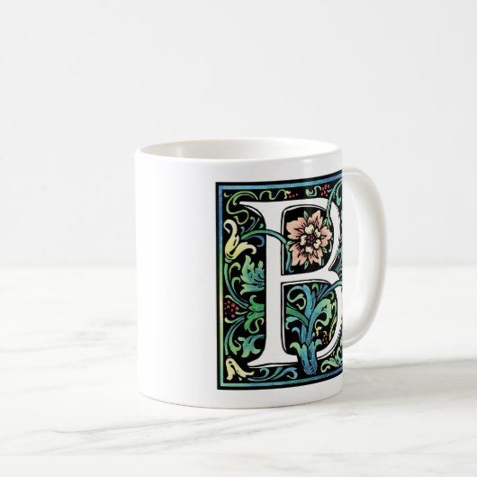 Monogramm B Kaffeetasse (VorderseiteRechts)