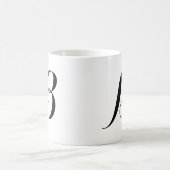 Monogramm-b Kaffeetasse (Mittel)