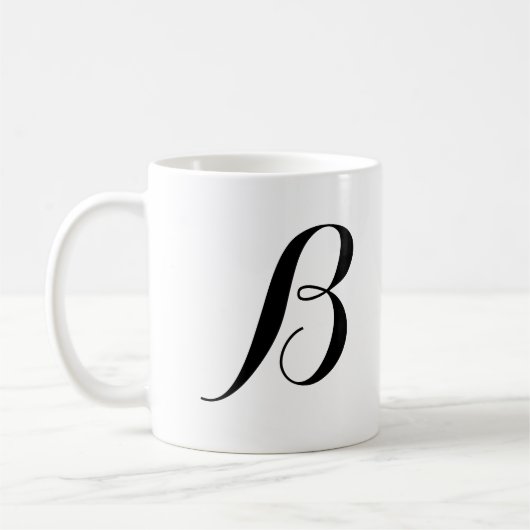 Monogramm-b Kaffeetasse (Links)