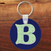 Monogramm B Schlüsselanhänger (Vorderseite)