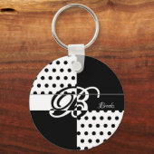 Monogramm B Schlüsselanhänger (Vorderseite)