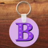 Monogramm B Schlüsselanhänger (Vorderseite)