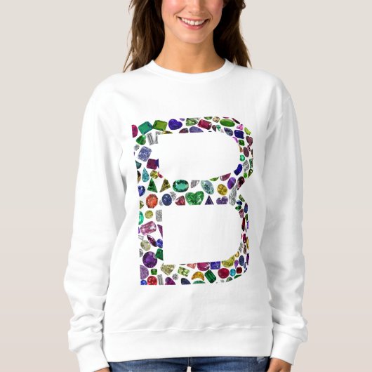 Monogramm B Sweatshirt (Vorderseite)
