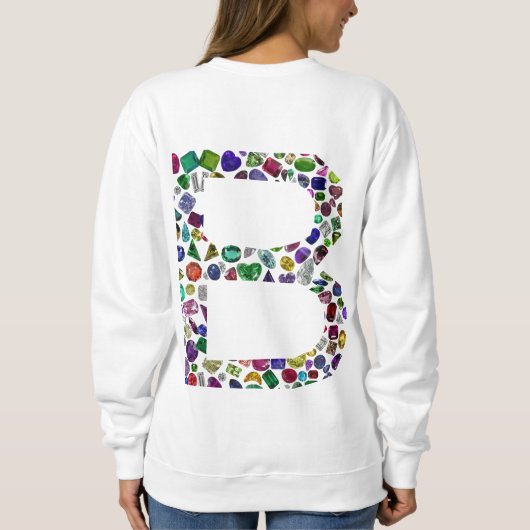 Monogramm B Sweatshirt (Rückseite)