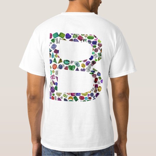Monogramm B T-Shirt (Rückseite)