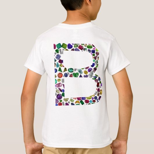 Monogramm B T-Shirt (Rückseite)