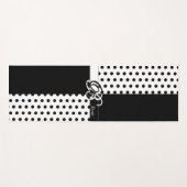 Monogramm B Yogamatte (Vorderseite (Horizontal))