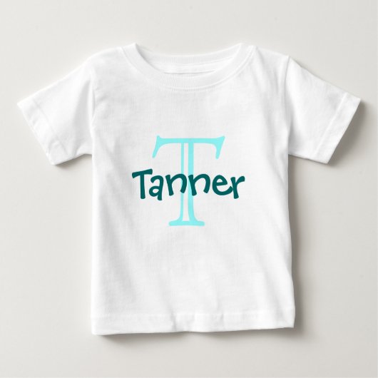 Monogramm Baby T-shirt (Vorderseite)