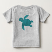 Monogramm Baby T-shirt (Rückseite)