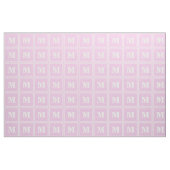 Monogramm-Babypink Stoff (Fat Quarter (45,7 x 55,9 cm))