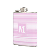 Monogramm-Babypinstreifen Flachmann (Links)