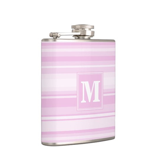 Monogramm-Babypinstreifen Flachmann (Rechts)