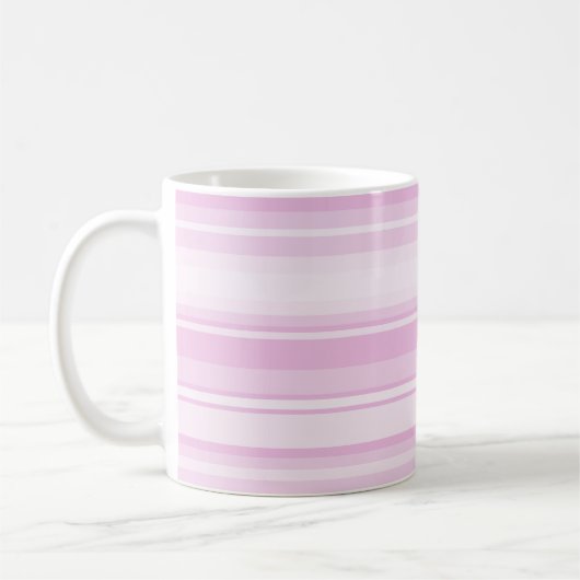 Monogramm-Babypinstreifen Kaffeetasse (Links)