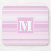 Monogramm-Babypinstreifen Mousepad (Vorne)