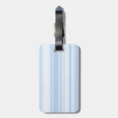 Monogramm Babystreifen Gepäckanhänger (Rückseite vertikal)