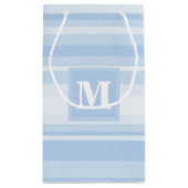 Monogramm Babystreifen Kleine Geschenktüte (Rückseite)