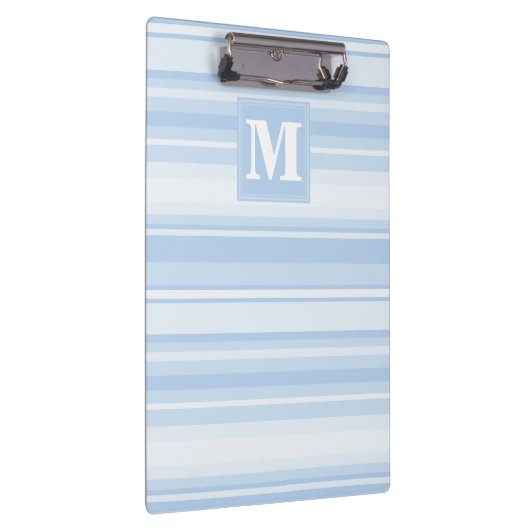 Monogramm Babystreifen Klemmbrett (Rechts)