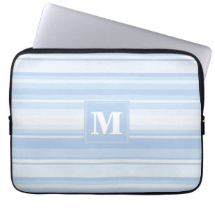 Monogramm Babystreifen Laptopschutzhülle