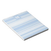 Monogramm Babystreifen Notizblock (angewinkelt)