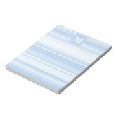 Monogramm Babystreifen Notizblock (Rotiert)