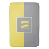 Monogramm Badematte (Vorderseite Vertikal)