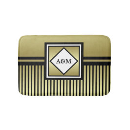 Monogramm-Badezimmer Badematte