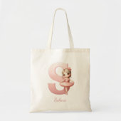Monogramm-Ballerina Tragetasche (Vorne)