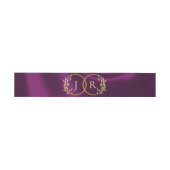 Monogramm & Band - Pflaume (Flach)