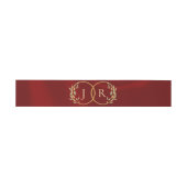 Monogramm & Band - Rot (Flach)