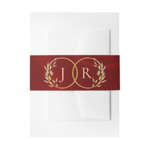 Monogramm & Band - Rot