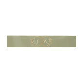 Monogramm & Band - Salbei (Flach)