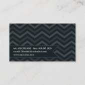 Monogramm-Band Visitenkarte (Rückseite)