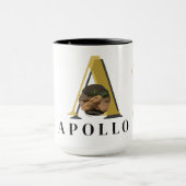 Monogramm-Bartagame-Personalisierte-Foto-Tasse Tasse (Zentrum)