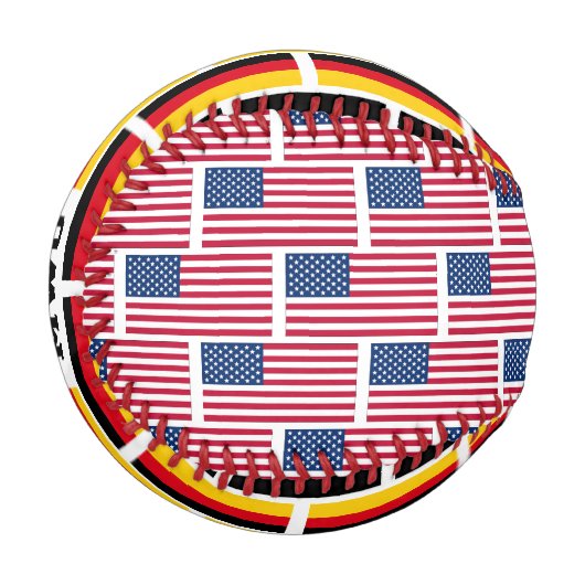 Monogramm Baseball (Vorderseite Links)
