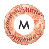 Monogramm Baseball (Vorderseite Links)