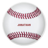 Monogramm Baseball Keramikknauf (Vorderseite)