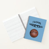 MONOGRAMM BASKETBALL* NOTEBOOK NOTIZBLOCK (Innenseite)