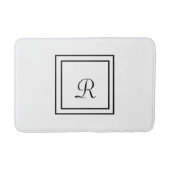 Monogramm Bath Mat Badematte (Vorderseite)